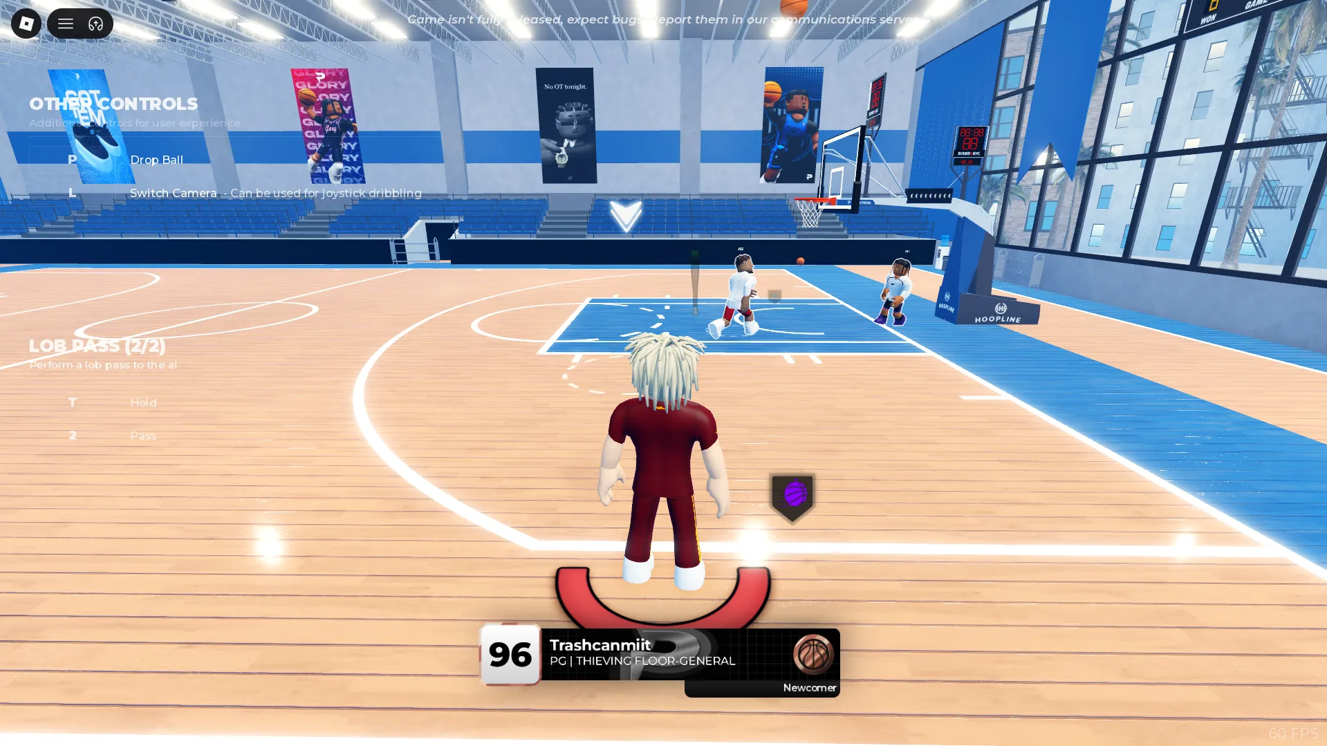 Practical Basketball alley-oop screenshot